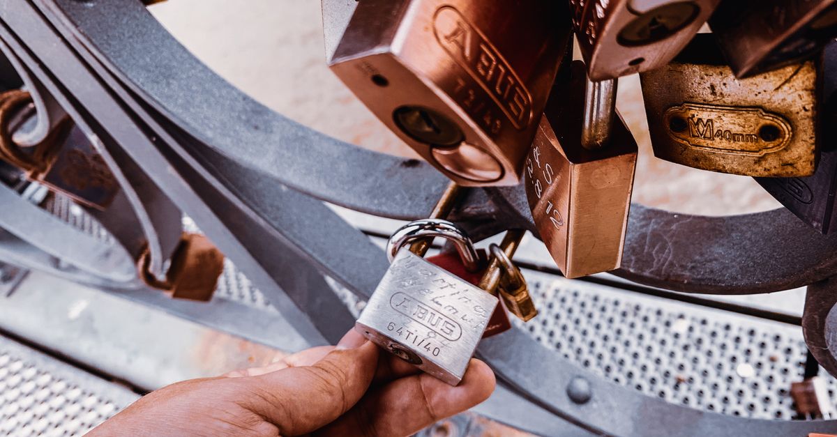 lock cylinder close up — Hueytown Locksmiths